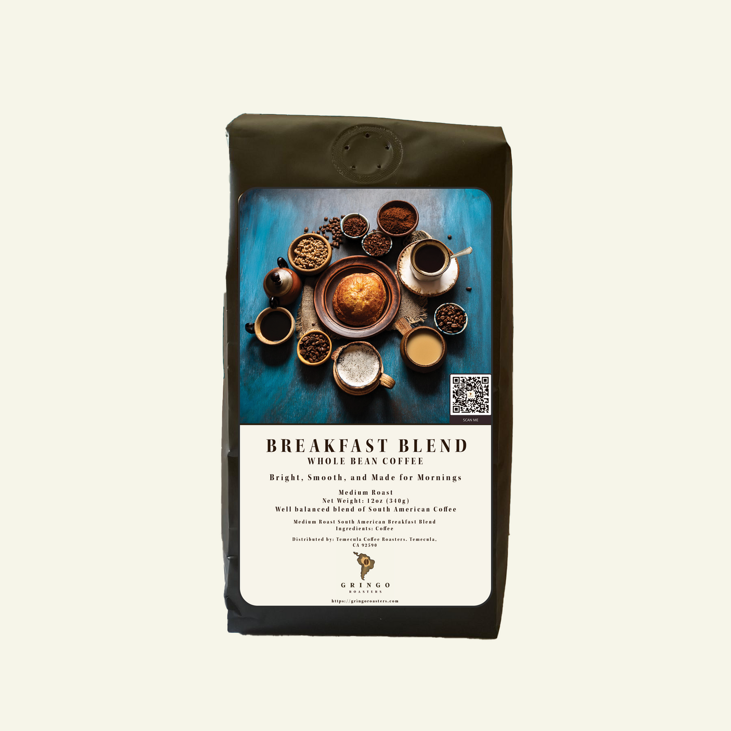 Gringo Roasters Breakfast Blend Coffee