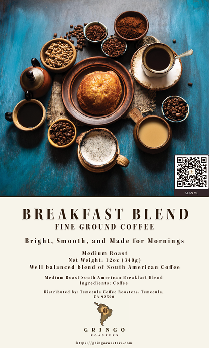 Gringo Roasters Breakfast Blend Coffee