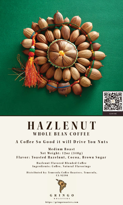 Gringo Roasters Hazlenut Flavored Coffee