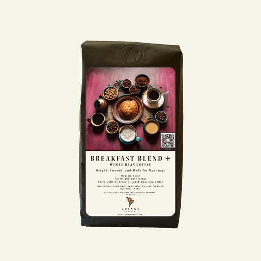 Gringo Roasters Breakfast Blend Extra Caffeinated Coffee