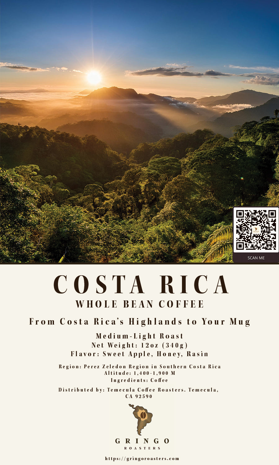 Gringo Roasters Costa Rica Coffee