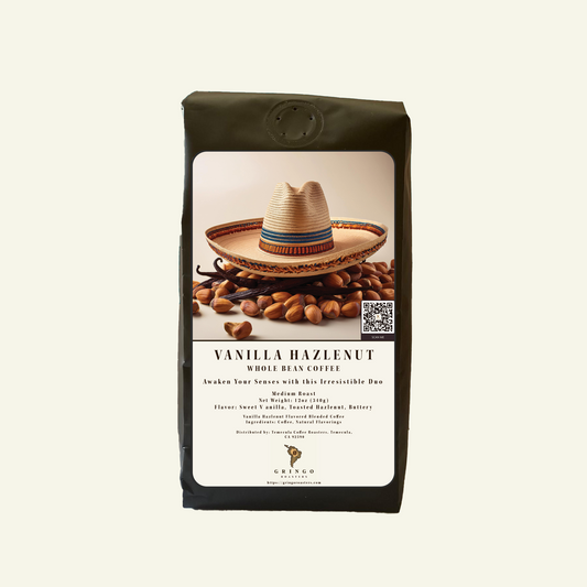 Gringo Roasters Vanilla Hazlenut Flavored Coffee
